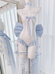 Ocean Themed Clothes, Ribbon On Dress, Kawaii Outfit Ideas, Kawaii Fashion Outfits, Kawaii Clothes, Online Fashion Stores, 2 Months