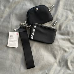 lululemon dual pouch wristlet Lululemon Keychain Wristlet, Gym Christmas List, Lululemon Lanyard, Lulu Accessories, Wristlet Aesthetic, Lululemon Pouch, Lululemon Coin Pouch, Lululemon Purse, Lulu Lemon Keychain Aesthetic