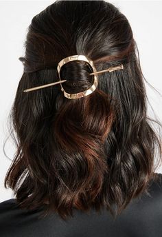 Hair ring: 2.0" Hair sticker length: 5.25" Imported Oval Hair, Wide Width Boots, Hair Fork, Perfect Denim, Wide Width Shoes, Hammered Metal, Hair Rings, Wide Calf Boots, Gold Hair