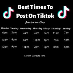 the best times to post on tiktok are now available for all users,