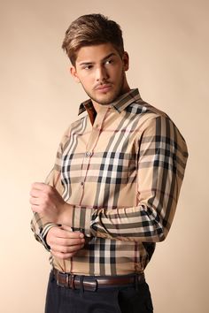 Mens Burberry Outfit, Burberry Shirt Outfit, Burberry Clothes, Burberry Shirts For Men, Burberry Trenchcoat, Burberry Clothing, Shirt Outfit Men, Mens Fashion Casual Spring, Burberry Shirts