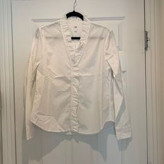 Brand New Without Tags Never Worn Button Downs, Gap, Color White, Womens Tops, Brand New, Tags, Women Shopping, White, Color