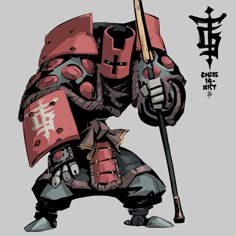 ArtStation-国际象棋，thaigraff nat Animal Character Design, Guerriero Samurai, Animal Character, Design Animation