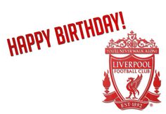 a happy birthday card for liverpool football club