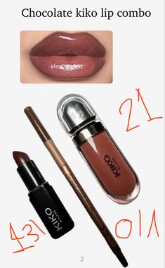 Kiko Milano Lip Combo, Lip Combo Products, Lip Combo Ideas, Kiko Lip Combo, Maquillage On Fleek, Lip Combos, Lip Makeup Tutorial, Swag Makeup, Lip Combo