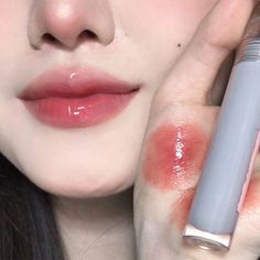 Lip Tint Makeup, Red Lip Tint, Tint Makeup, Lip Types, Lip Augmentation, Clear Mirror, Cheap Makeup, Lip Glaze, Long Lasting Makeup