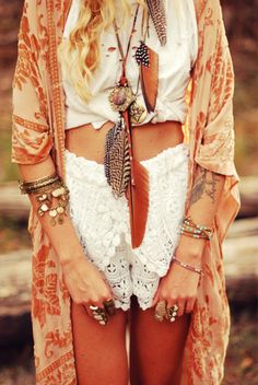 #freepeople Bohemian Schick, Festival Mode, Estilo Hippy, Kardashian Kollection, Necklace Inspiration