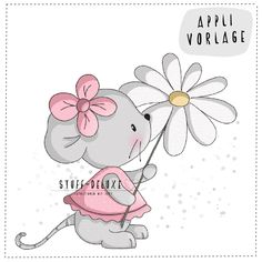 an elephant holding a flower with the words appli voyage