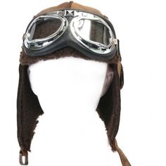 ililily Aviator Hat Winter Snowboard Fur Trim Ear flaps Troo ... Apocalyptic Accessories, Hat With Goggles, Dr Inspiration, Pregnant Man, Pilot Hat, Funky Hats, Aviator Hat, Sixth Sense, Portraiture Drawing