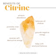 Citrine Crystal Benefits, Chakra Knowledge, Citrine Benefits, Citrine Properties, Crystal Grimoire, Citrine Meaning, Crystals Meanings