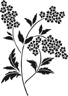 Plaster Stencil Bella Fleurs – Walls Stencils, Plaster Stencils, Painting Stencils, Plaster Molds Plaster Stencil, Stencil Flower, Flower Stencil Patterns, Furniture Stencil, Rose Stencil, Girls Bed, Stencils Painting