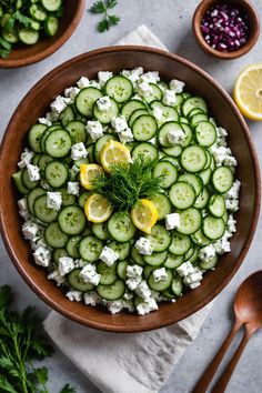 A photo of a  Cucumber Cottage Cheese Salad which is a type of cottage cheese salads Cucumber Cottage Cheese, Recipe With Cottage Cheese, Cheese Salad Recipes, Light Lunch, Low Carb Keto Recipes