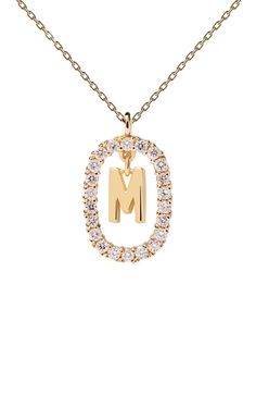 Diamonds and Gold Letter M Necklace. Initial M necklace in solid yellow gold, circled by 0.31 carats lab-grown diamonds. Metal: 18K Solid Yellow Gold (100% recycled gold) Stones: Lab-Grown diamonds (FVS2 quality) Total Carat Weight: 0.31 Number of Diamonds: 22 Diamonds Diameter 1.5 mm Oval Measurements: 10.5x15 mm M Necklace Initial, Letter M Necklace, Funny Lockscreen, Initial M, M Necklace, Gold Letter Necklace, Necklace Initial, Gold Letter, Letter M