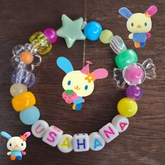 hello kitty Hello Kitty And Friends Bracelets, Sanrio Kandi Bracelets, Hello Kitty Kandi Bracelet, Sanrio Inspired Bracelet, Cute Hello Kitty Bracelet, Kandi Inspo, Perler Ideas, Yokai Watch, Kandi Ideas