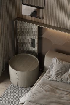 #bedroomdesign #bedroominspo #bed #modernbedroom #homedecor #homedesign #beigeinteriorinspo #interiordesig #minimalistroom Bed Frame Wood, Guest Room Design, Furniture Details Design, New Interior Design, Bedroom Bed Design, Headboard Designs