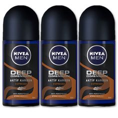 PRICES MAY VARY. Alcohol-Free Formula: This deodorant is formulated without alcohol for a gentler, more skin-nourishing experience. Long-Lasting Protection: The 48-hour duration provides reliable odor control and freshness throughout the day. Dark Wood Notes: The rich, masculine scent of dark wood and espresso leaves a lasting impression. Deodorant Roll-On: The easy-to-apply roll-on design glides smoothly under the arm for quick application. Bundled Set: Comes in a 3-pack bundle for a convenient Magnesium Deodorant, Men Deodorant, Broken Bottle, Nivea Men, Mens Deodorant, Masculine Scent, Anti Perspirant, Plastic Container, Antiperspirant Deodorant