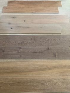 different types of wood flooring laid out on top of each other in various colors