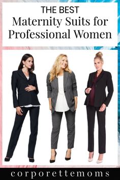 Looking for the best maternity suits for professional women? There are limited options, so we rounded them up -- it can be really difficult if you're a woman lawyer and pregnant or have some other big career events during your pregnancy that you truly want a traditional suit to cover your baby bump! These were the best we found... Maternity Lawyer Outfits, Pregnant Interview Outfit, Maternity Interview Outfit, Corporate Maternity Outfits, Pregnancy Outfits For Work Offices, Womens Interview Outfit, Professional Maternity Outfits, Maternity Suits