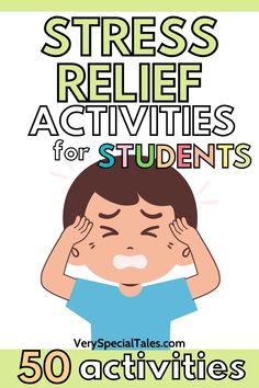 Stress relief games and activities for students: Find effective ways to help your kids or students lower stress and deal with their big worries in healthy ways / Calming down activities for kids / Social emotional learning / Classroom activities / Calm-down / Helping your students calm down. Social Emotional Learning Games, Activities For Students, Social Emotional Activities, Activities For Teens, Counseling Activities, Mindfulness For Kids