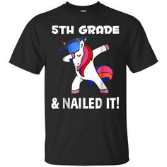 Unicorn Dabbing Graduation 5th Grade And Nailed It Tshirt Shipping from the US. Easy 30 day return policy, 100% cotton, Double-needle neck, sleeves and hem; Roomy Unisex Fit. Graduation 5th Grade, Nailed It, Raglan Tee, Custom Tshirt Design, Mothers Day Shirts, 5th Grade, Top Selling, Classic Shirt