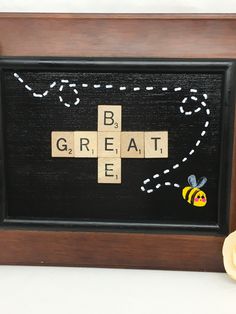 a crossword puzzle with the words be great and bee on it