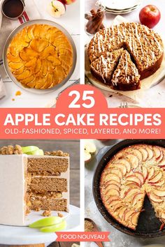 25 apple cake recipes that are old - fashioned, spiced, layered and more