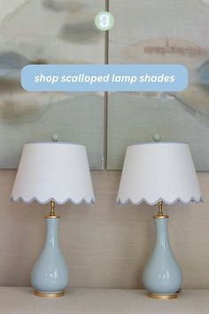 Looking for a lamp shade to tie your space together? This beautiful scalloped lampshade is made with a white raffia paper with blue linen banding around the top and bottom. It blends coastal, preppy, and grandmillennial aesthetics and is ready to bring a pop of happiness into your home. Click to shop and follow along for more design inspo! Happy Lamp, Scalloped Lampshade, Scalloped Lamp Shade, Scalloped Lamp, Unique Lampshades, Coastal Preppy, Florida Style, Bedroom Lamp, Primary Bedroom