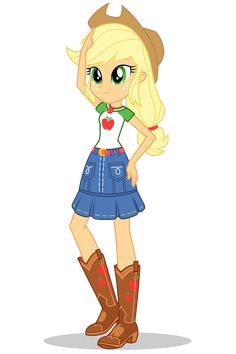 a blonde haired girl wearing cowboy boots