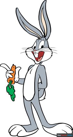 an image of a cartoon rabbit holding a carrot