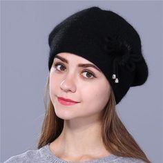 Limited Stock Available - Click "ADD TO CART" To Get Yours Now For 50% OFF 🔥 Be chic in our Megan Knitted Beret, which is made of pure wool to help keep your head warm, cozy, and stylish. Arimonz beanies come in a variety of colors to match your winter wardrobe style. This stylish hat is simple yet elegant and looks great with any outfit. It's sure to become an all-year favorite. Features: Soft, comfortable, and warm Made With Fur that is Perfect for the Cold Season Comes with Thick Wool Materi Winter Black Acrylic Yarn Beanie, Black Acrylic Yarn Beanie For Winter, Casual Black Beret For Winter, Black Wool Beret For Fall, One Size Winter Beret, Black One Size Winter Beret, Elegant Knitted Hats For Winter, Black Winter Beret, Winter Knitted One Size Beret