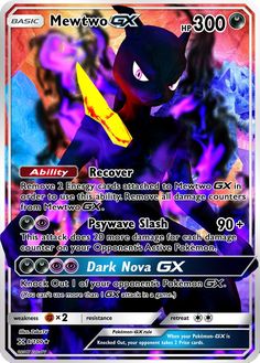 a pokemon card with an image of a black cat