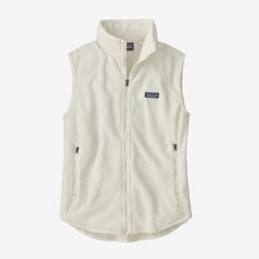 Patagonia Women's Classic Microdini Fleece Vest Classic Sleeveless Outerwear For Outdoor, Classic Outdoor Vest, Classic Sleeveless Vest For Outdoor, Functional Vest For Layering In Fall, Functional Fall Vest For Layering, Functional Sleeveless Vest With Fleece Lining, Versatile Vest For Layering, Fall Season Relaxed Fit Sleeveless Vest, Casual Midweight Sleeveless Vest