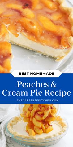 the best homemade peaches and cream pie recipe