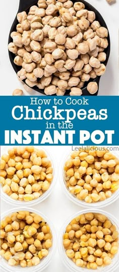 how to cook chickpeas in the instant pot - easy and delicious recipe for busy nights