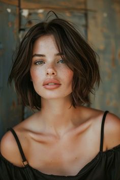 Carre Haircut, Razor Bob, Italian Bob, Short Choppy Haircuts, Cool Hairstyles For Girls, Choppy Haircuts, Cut Hairstyles