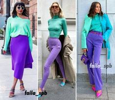 Short Teen Dresses, Smart Casual Outfit Ideas, Colorful Winter Outfits, Picture Purple, Colour Blocking Fashion, Pink Stilettos, Interesting Outfits