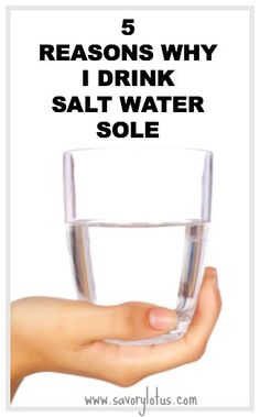 Drinking Salt Water, Daily Health Tips, Health Magazine, Natural Health Remedies, Salt And Water, Natural Medicine, Alternative Medicine