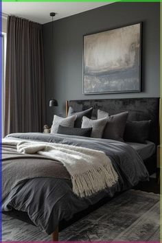 Earth Tone Colors For Bedroom, mauve color scheme for bedroom, color palette, mauve color palette Black And Grey Bedroom Ideas For Couples, Elegant Grey Bedroom, Mauve Color Palette, Bedroom Color Palette, Black And Grey Bedroom