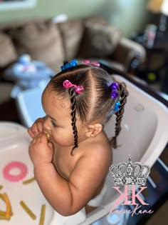 Mixed Babies Hairstyles, Mixed Girl Hairstyles Toddler, Toddler Hairstyles Curly Hair, Toddler Mixed Girl Hairstyles, Hairstyles For Mixed Girls Kids Easy, Baby Braided Hairstyles, Biracial Toddler Girl Hairstyles, Little Mixed Girl Hairstyles Easy, Black Babies Hairstyles