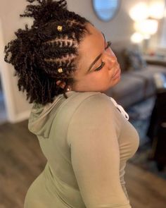 Easy Loc Style | Short locs hairstyles, Faux locs hairstyles, Locs hairstyles Graduation Dreadlock Styles, Locs Hairstyles For Women Short Updo, Short Dreadlock Hairstyles For Girls, Dread Updos For Black Women, Short Dreads Styles For Women, Loc Retwist Styles, Microloc Hairstyles, Updo Locs Hairstyles For Women, Loc Styles Medium Updo Women