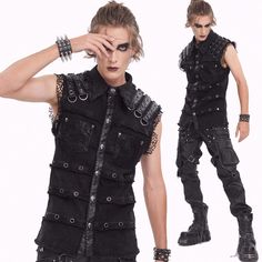 Gothic Rock, Post Apocalyptic, Larp, Festival Outfit, Shirts & Tops, Festival Outfits, Festival