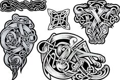 an image of some celtic designs