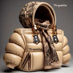 Winter jacket-shaped bag with a hood, original and alternative ideas, padded, AI-generated by Cammoranesi Cristina Debut Era, Artist Bag, Winter Jackets, The Originals