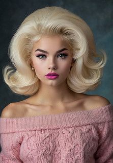 Jeanette | Flickr Hairstyles 1950s, Kendall Jenner Photos, Beautiful Blonde Hair, Teased Hair, Glamorous Hair, Hair Creations, Hair Bob, White Blonde