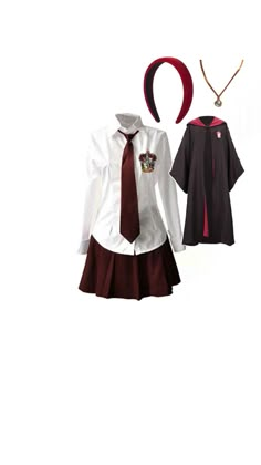 Harry Potter Script, Harry Potter Uniform, Gryffindor Uniform, Hogwarts Uniform, Horror Halloween Costumes, Hogwarts Outfits, Gryffindor Aesthetic