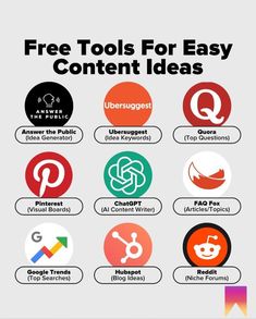 the top 10 free tools for easy content