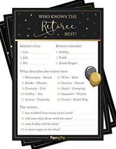 four black and gold reward cards with the words, who knows the recipe best?