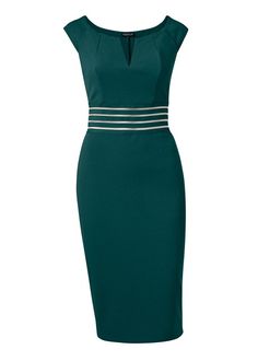 Wine Waist Detail Dress from VENUS Vintage Pencil Dress, Trendy Plus Size Dresses, Business Clothes, Venus Fashion, Office Clothes, Stylish Work Outfits, Work Dress, Fashion Attire