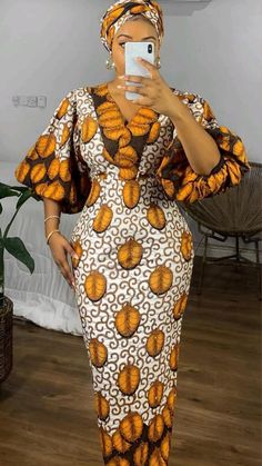 Long Ankara Styles, Hair Styles New, Ankara Short Gowns, New Style Ideas, Fashion Hair Styles, Ankara Short, Traditional African Clothing, Long African Dresses