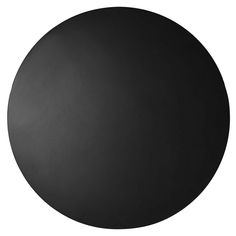 a black round object on a white background